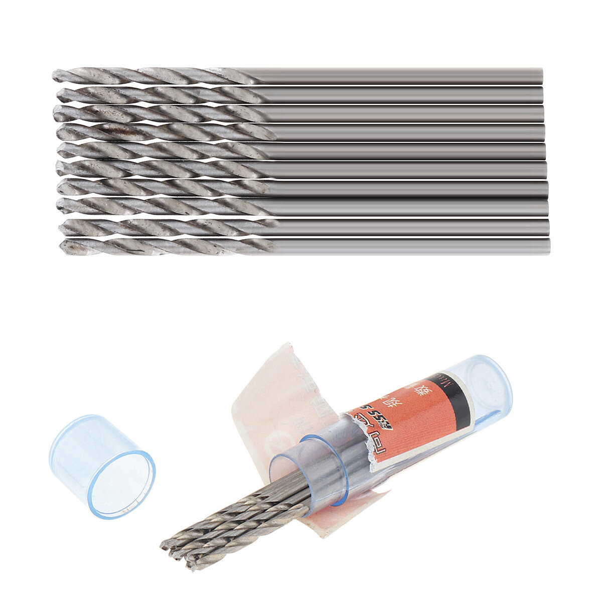 1.5mm 10pcs chuôi thẳng HSS tay mũi khoan xoắn nhỏ bé dụng cụ khoan Micro khoan gia công gỗ
