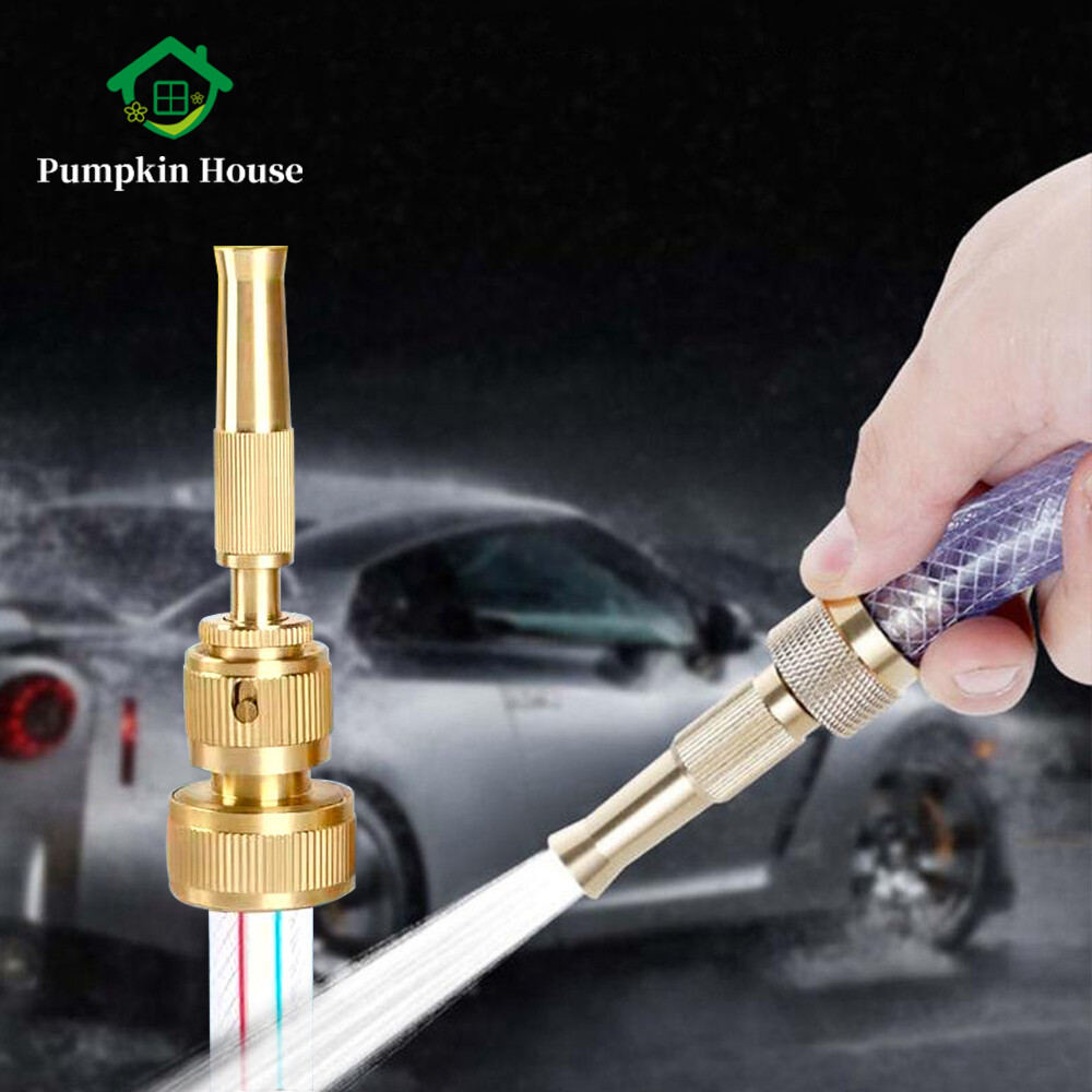 4/6 points Brass Garden Hose Pipe Fitting Tap Hosepipe Spray Nozzle Connectors Watering