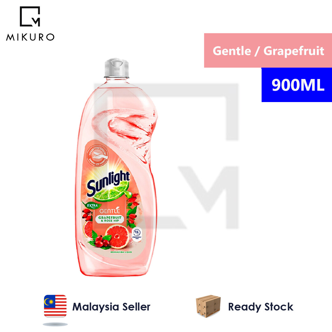 Sunlight Dishwashing Liquid degreasing formula bottle Gentle/900ml Lazada