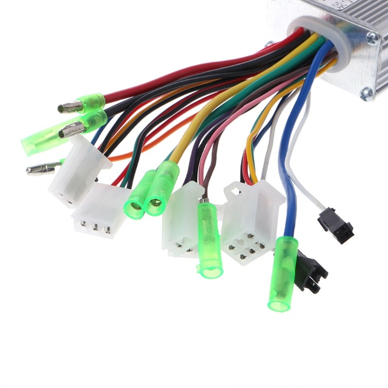 Bộ Điều Chỉnh Không Chổi Than DC 24/36V 250W Bộ Điều Khiển Tốc Độ Động Cơ Điện Xe Scooter E-bike