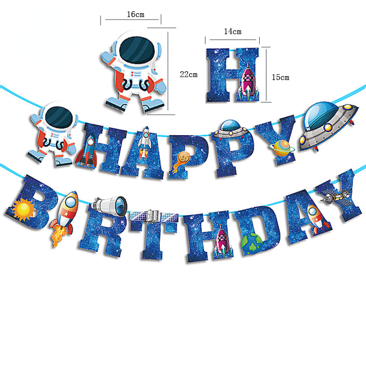 Space Themed Party Decorations Solar System Party Decoration Happy ...