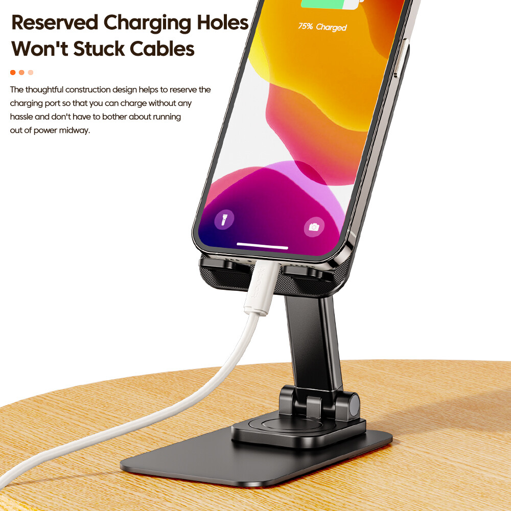 Toocki 360 ° Có Thể Điều Chỉnh Giá Để Điện Thoại Có Thể Gập Lại Máy Tính Bảng Giá Để Bàn Thích Hợp Cho Android/iPhone Phổ Di Động Giá Để Điện Thoại Đứng