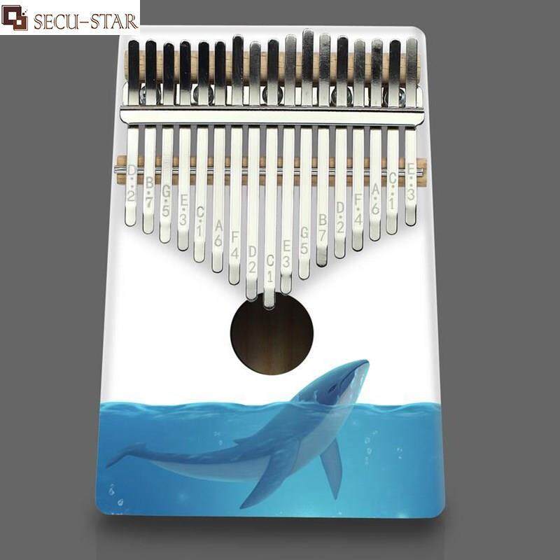 SECU-STAR Đàn Kalimba Bằng Gỗ Vân Sam 17 Tông Với Rất Nhiều Phụ Kiện
