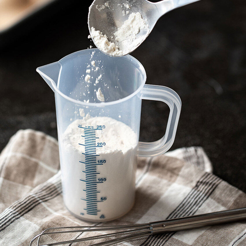 Nhựa tốt nghiệp cốc đo lường nhà bếp Baking lỏng biện pháp Jug cup container trong suốt đổ vòi Cốc Trộn công cụ