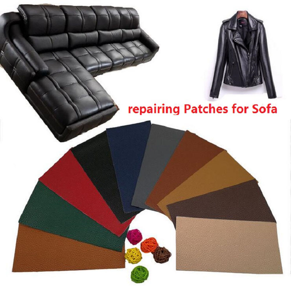 Miếng Dán Ghế Sofa Da PU Tự Dính Miếng Dán Sửa Chữa Tại Nhà DIY