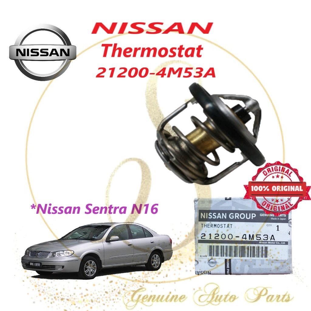 NISSAN Genuine Thermostat With Rubber (seal)-Nissan Sentra N16 21200 ...