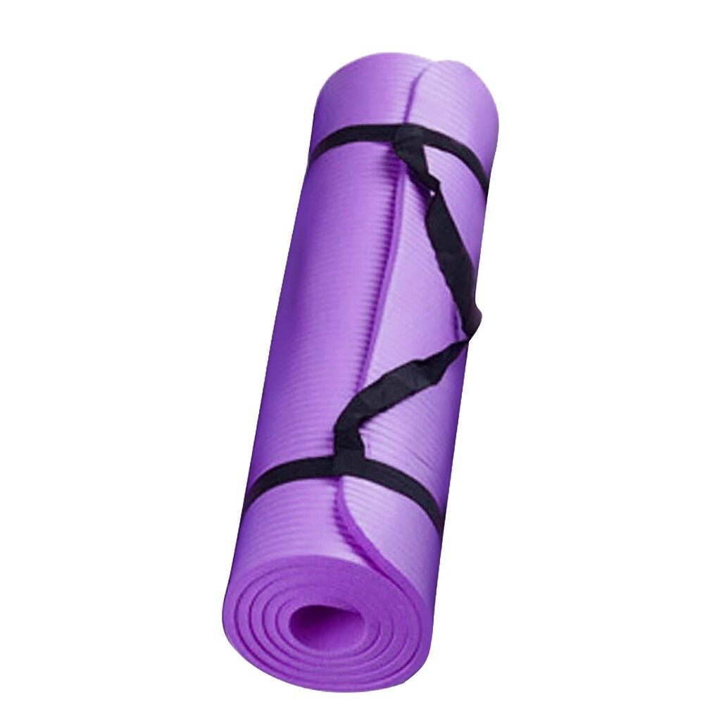 Ready Stock Small 15 Mm Thick And Durable Yoga Mat Antiitness Mat Anti