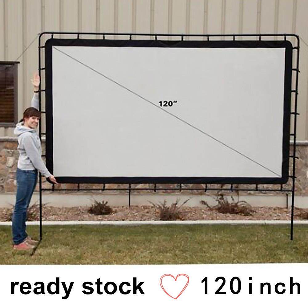 Projector Curtain Projection Screen Theater Office Church Home Cinema Weddings