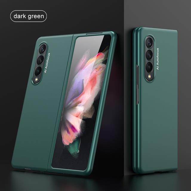 GKK Armor Matte Fold Case For Samsung Galaxy Z Fold 3 5G Ultra-Thin All-included Protection Hard Cover