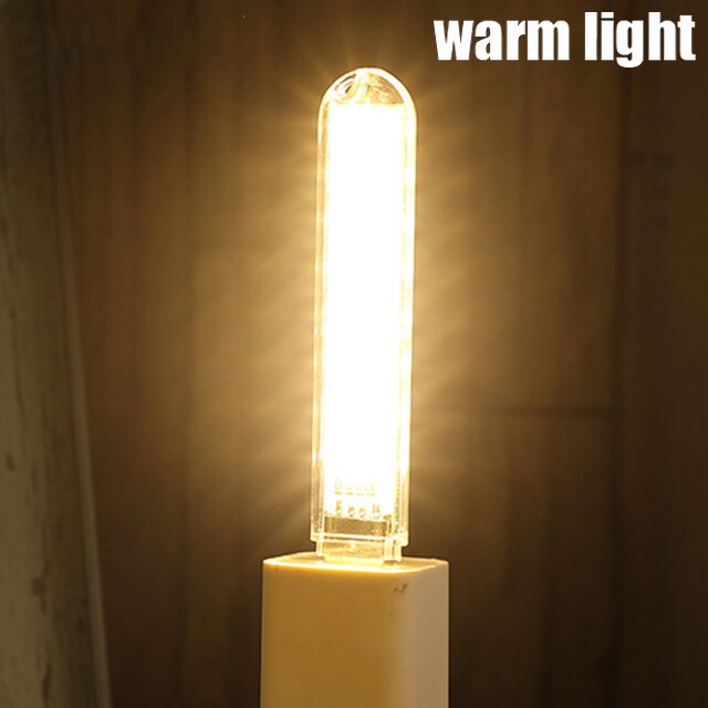 2pcs 8led mini usb led book light energy saving usb night light lamp