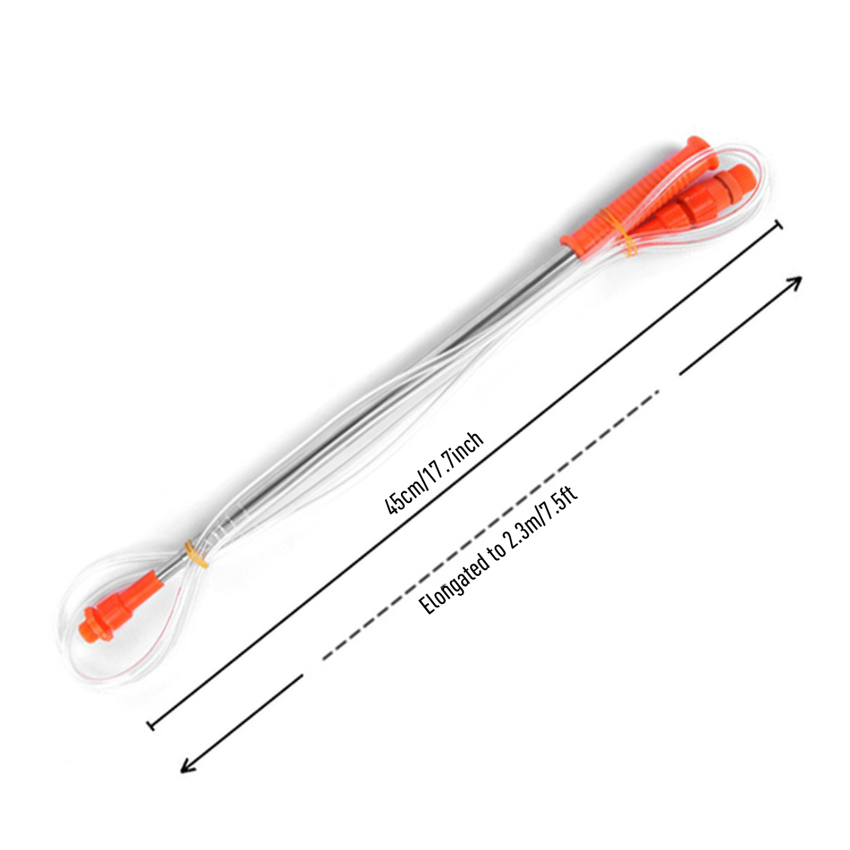 Retractable 2.3m Hand Pressure Sprayer Spraying Rod For Pesticide Spray Tree Outdoor Garden Can Accessories Watering