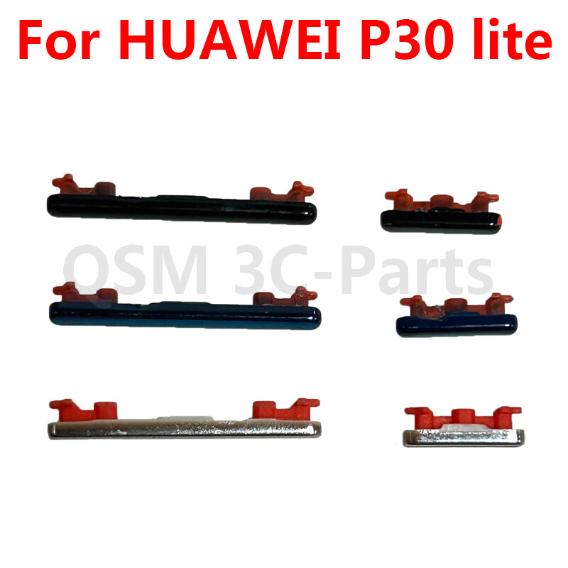 Cho Huawei Nova 4E /P30 Lite nút âm lượng và nguồn phím bên nút trên Off chuyển đổi thay thế phụ tùng thay thế sửa chữa