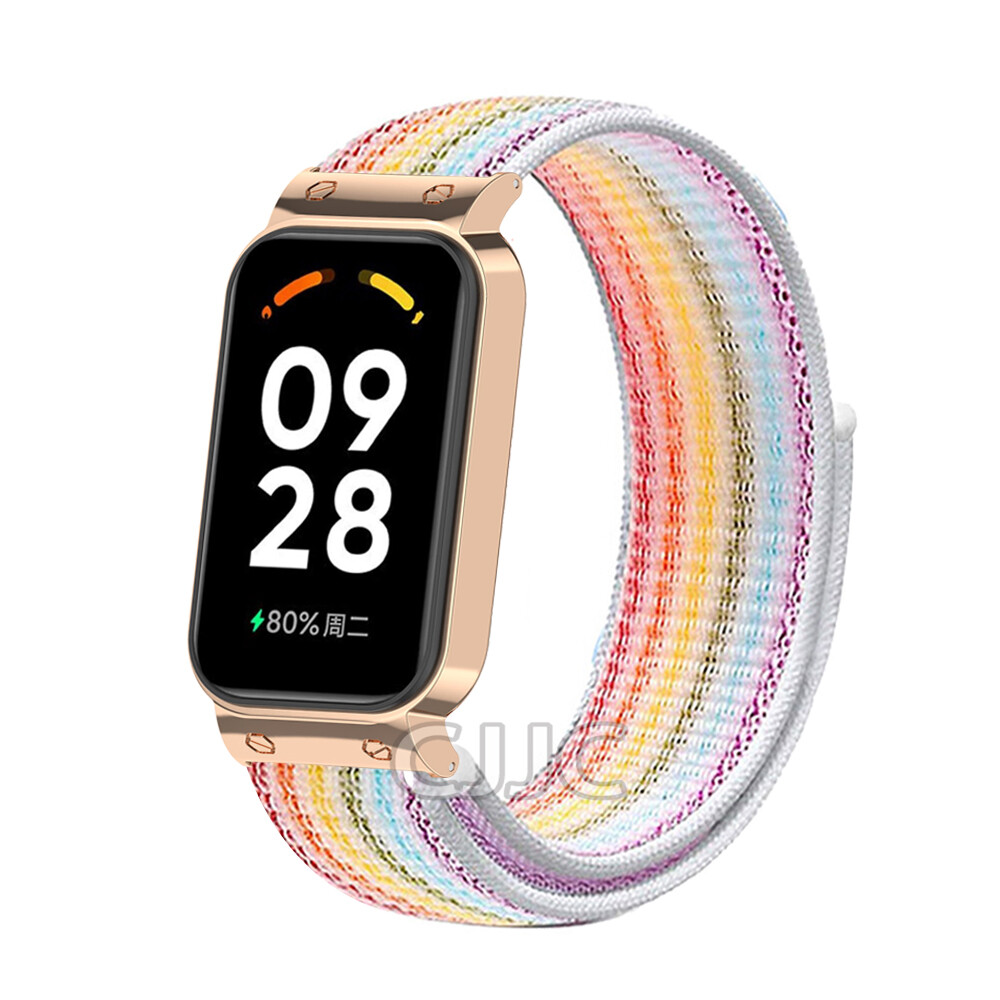 Nylon Strap With Case for Redmi Smart Band 2 Replacement Watch Band Loop Bracelet for Redmi Band2