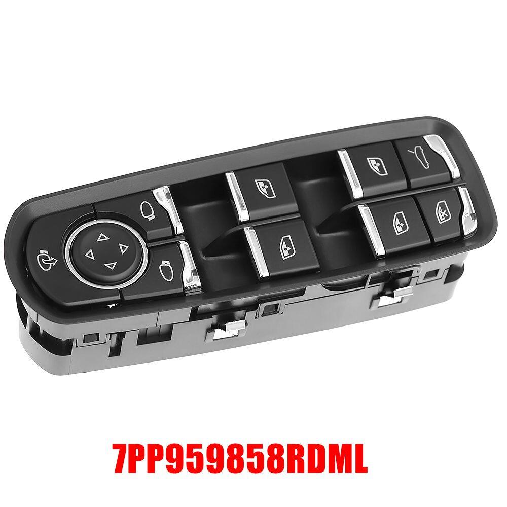 7pp959858aedml 7pp959858rdml 7pp959858mdml window switch power left front for Porsche Cayenne Macan Panamera 2011-2017