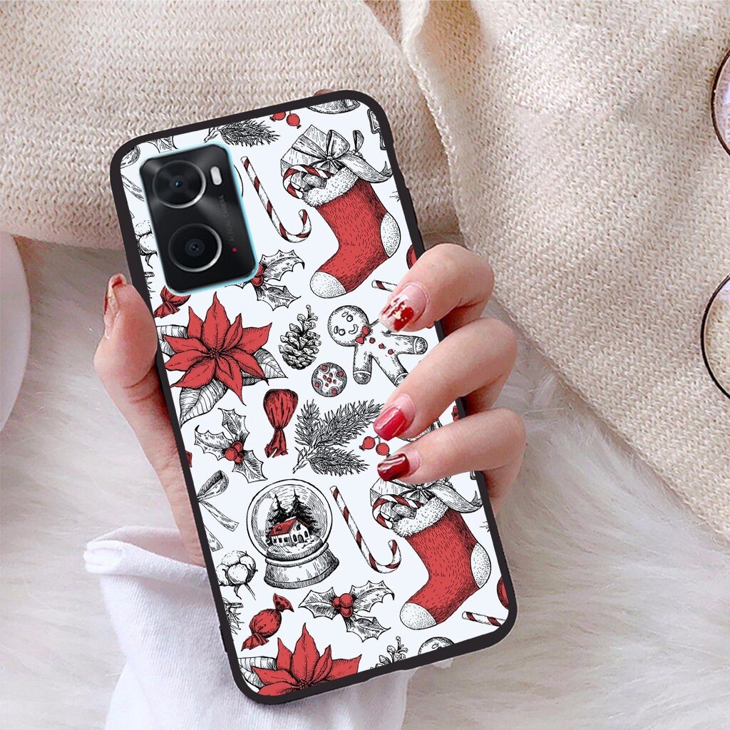 Ốp lưng oppo a76 viền dẻo tpu bst giáng sinh vui vẻ