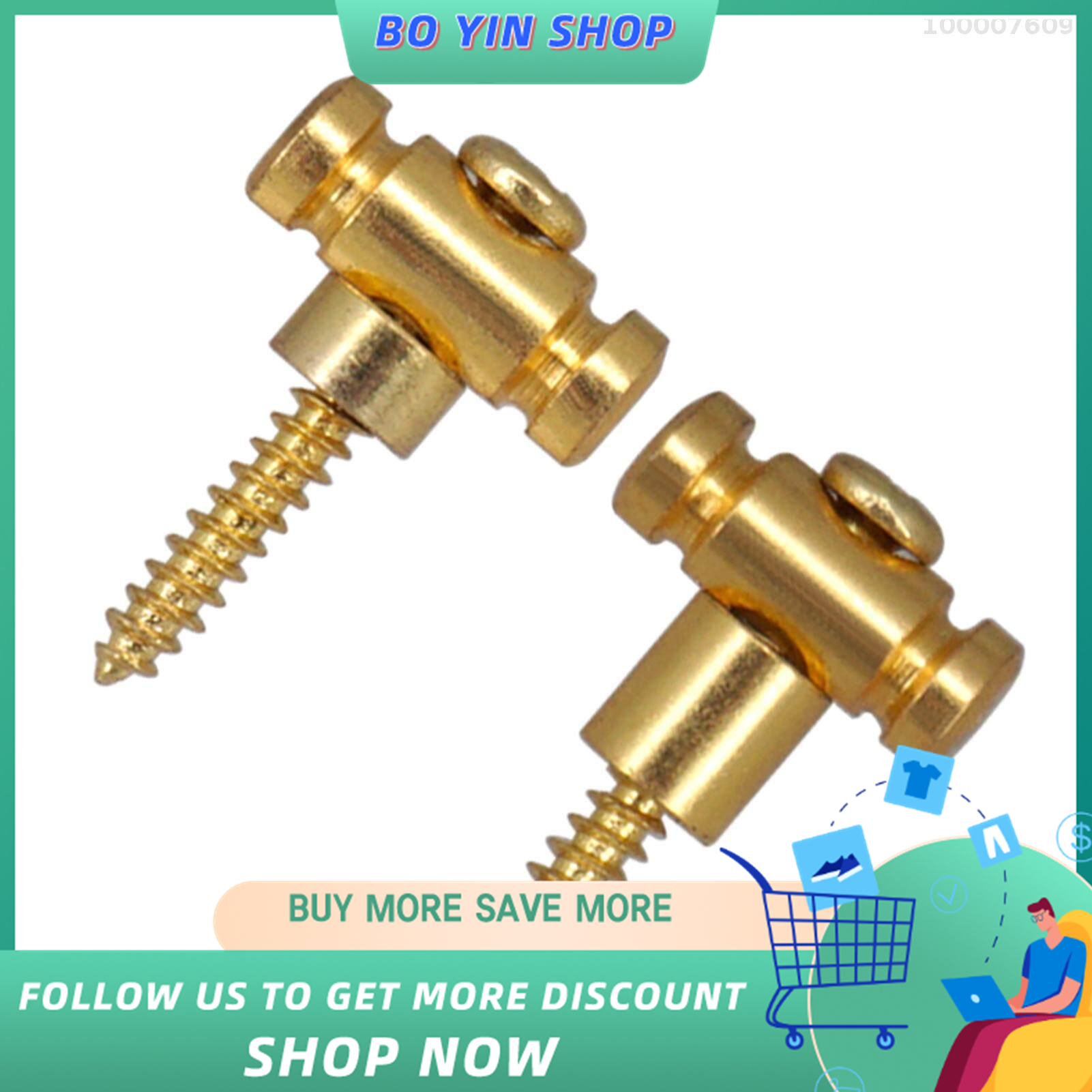 2PCS Guitar String Retainer Guitar String Tree with Screw Electric Guitar Accessory for Guitar