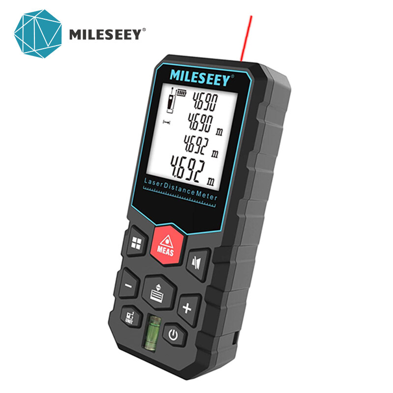Mileseey Rechargeable Laser Distance Meter X5 Laser Rangefinder 40M 50M
