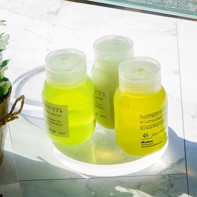 W hotel nice clean face MOMO David davines MOMO shampoo shower gel