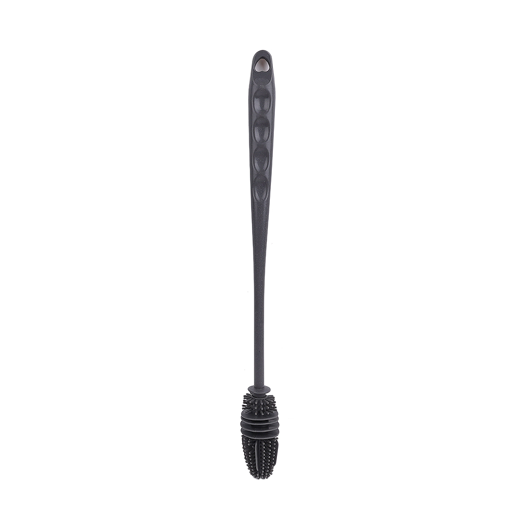 Silicone Cup Brush Glass Cleaner Kitchen Cleaning Tool Long Handle Glass Bottle Cleaning Brush