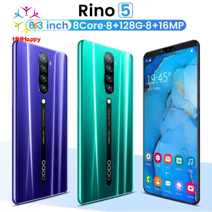 Rino5 Pro Mobile Phone 6 3inches 8g Ram 128gb Rom Face Recognition Fingerprint Unlocking Smart Phone Lazada Ph