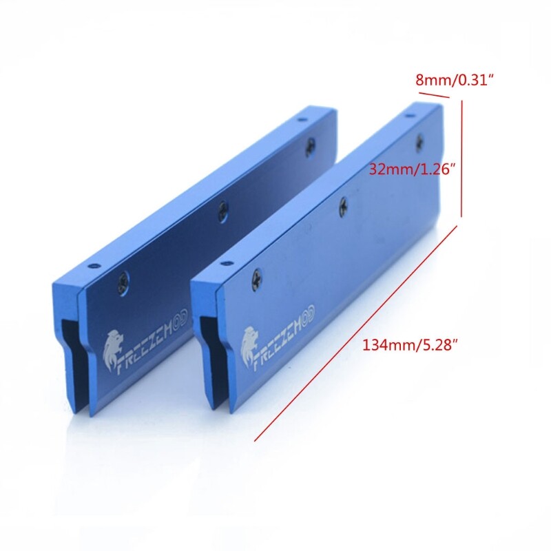 2Pcs MEO-PM0AB Computer Water Cooling Memory Heatsink Cooler Shell Memory Vest Wide Narrow Version Frosted Surface