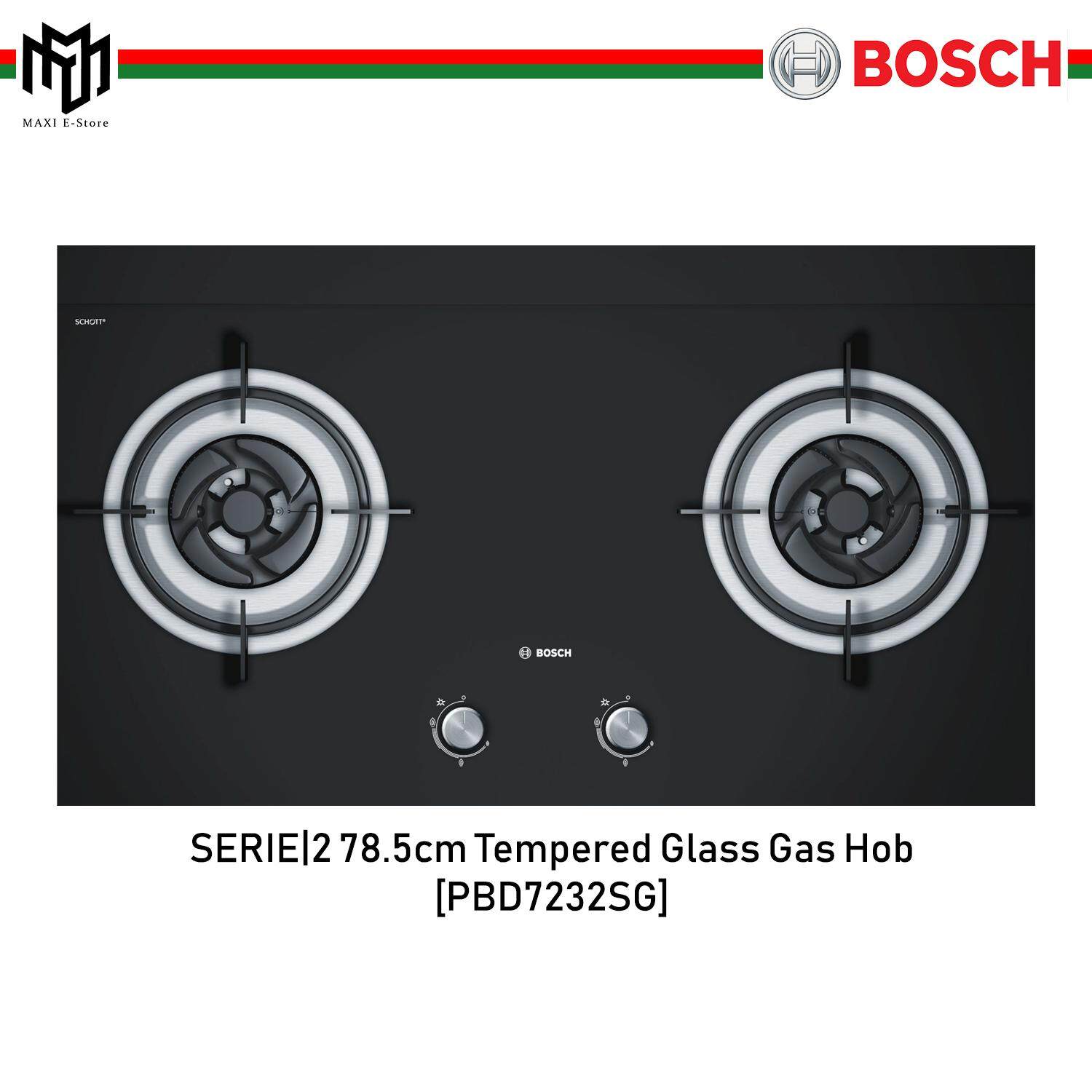 Cooktops Ranges At Best Price In Malaysia Bosch Serie 2 78 5cm Built In Tempered Gl Gas Hob 4 5kw