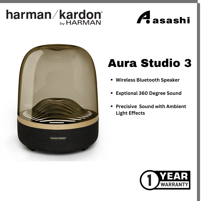 Harman Kardon Aura Studio 3 / Aura Studio 4 Wireless Bluetooth Speaker 360 Roomfilling Speaker