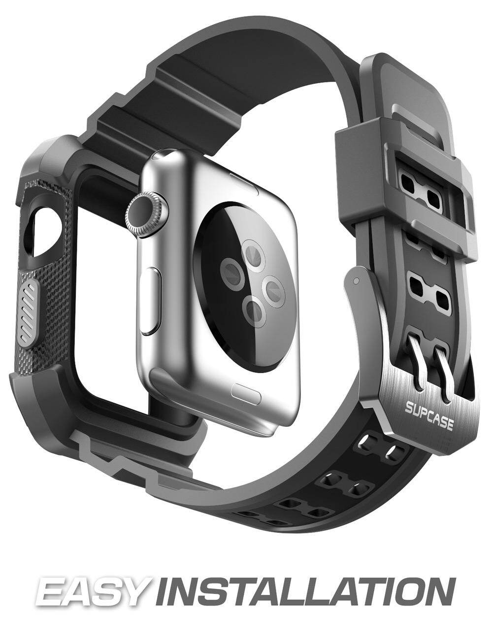 SUPCASE [Ốp Unicorn Beetle Pro Cho Apple Watch 3 [42Mm] Ốp Bảo Vệ Chắc Chắn Với Dây Đeo Cho Apple Watch Series 3/2/1