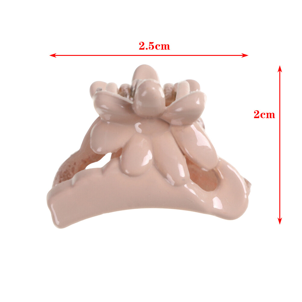 6 Cái/bộ Kẹp Tóc Mini Kẹp Tóc Mini Sáng Bóng, Phụ Kiện Tóc Kẹp Tóc Acrylic