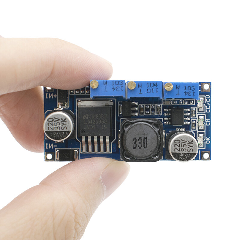 Lm2596s LM2596 CC/CV mô-đun điện DC-DC có thể điều chỉnh bước xuống 7V-35V DC-DC mô-đun dòng không đổi