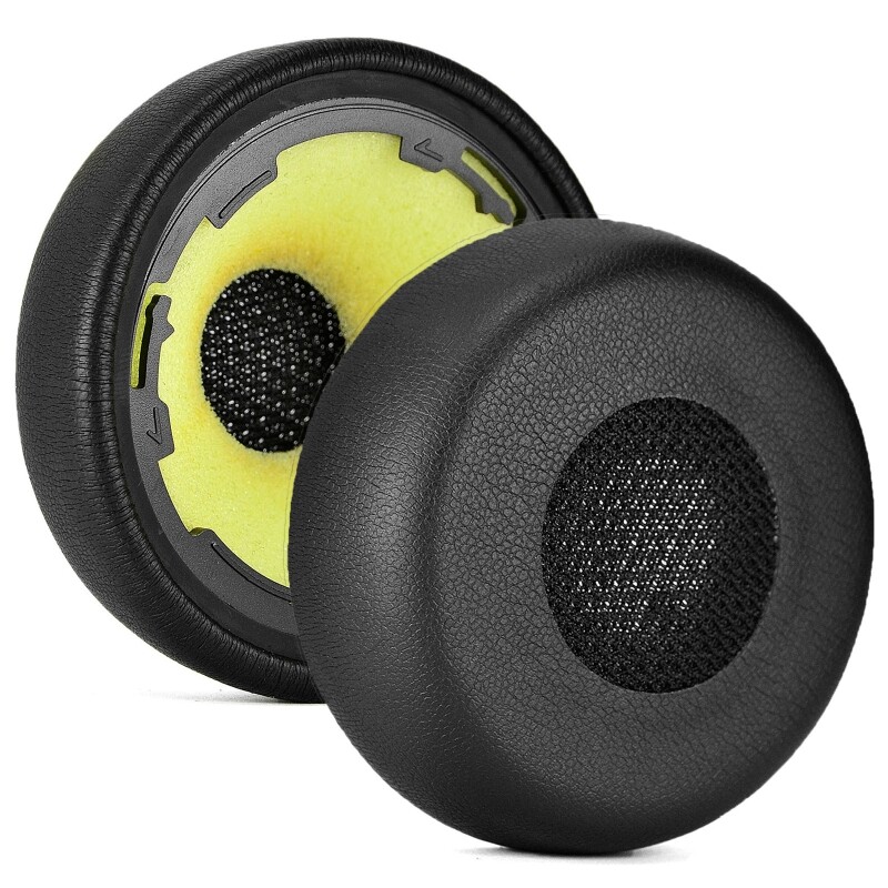✪ replacement leather ear pads cushion cover earpads for -jabra evolve 75 75+ / 75 75ms headset