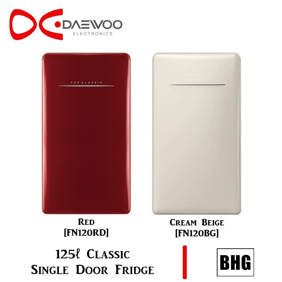 Daewoo 125l Single Door Classic Fridge 2019 Fn 120 Fn 120rd Red Fn 120bg Cream Beige Replace Fn120cr Lazada