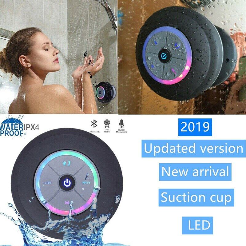 High Quality Wireless Bluetooth Speaker Portable Waterproof Shower Speaker Hands-Free Car For Iphone Ipod Android Phones Mp3