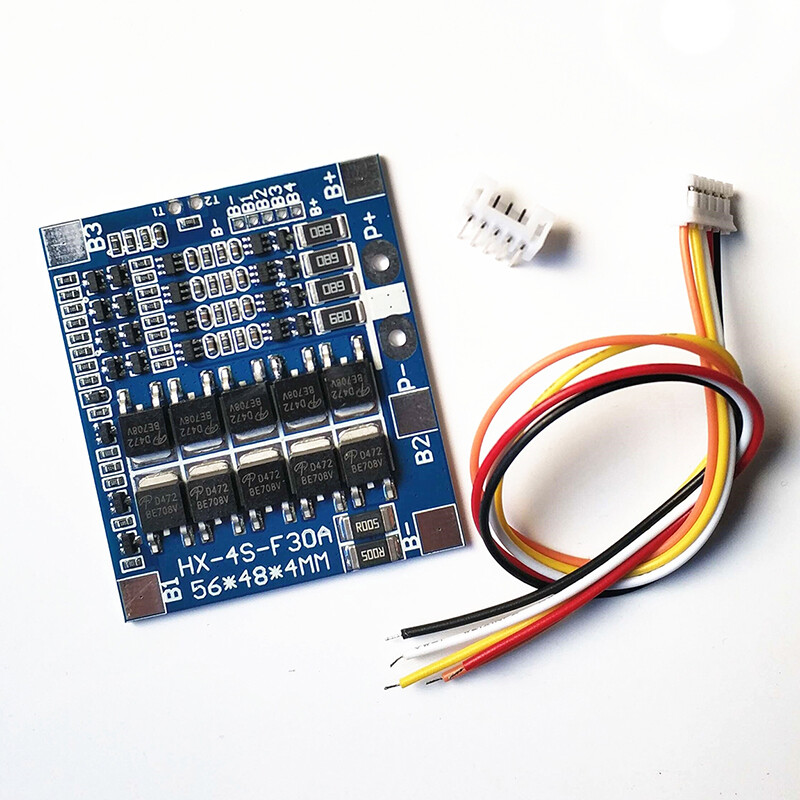 4S 30A 14.8V Lithium Battery Protection Board with Balanced 4S 12.8V LiFePO4 Lithium Iron Phosphate Battery Protection Board
