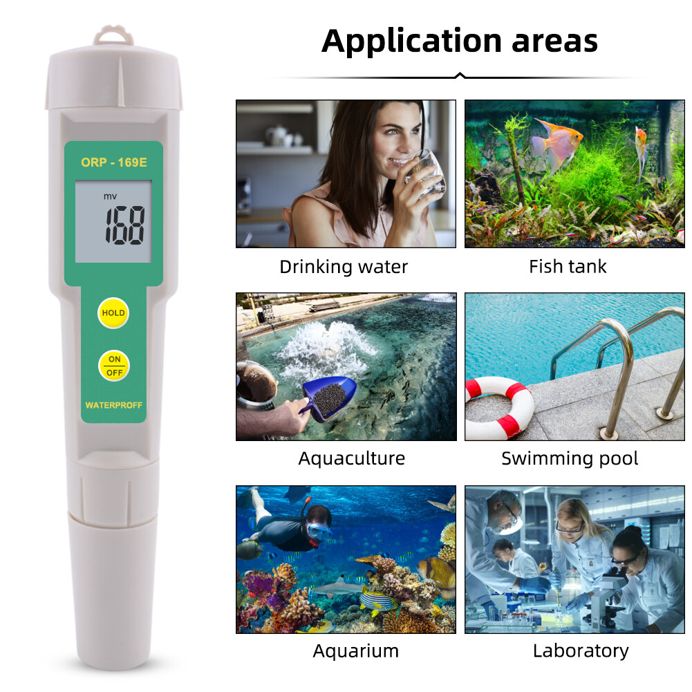 yieryi ORP Meter Redox Potential Tester Negative Potential Pen Tester with calibration