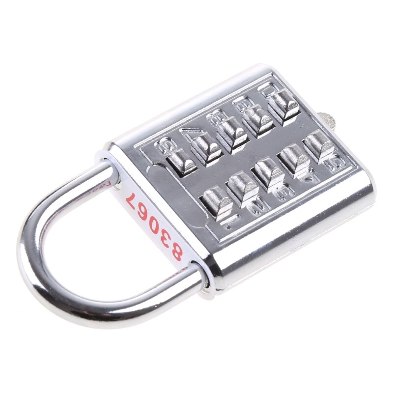 5-digit Travel Combination Lock Metal Mini Padlock Backpack Security Lock Luggage Password Lock Weather-proof