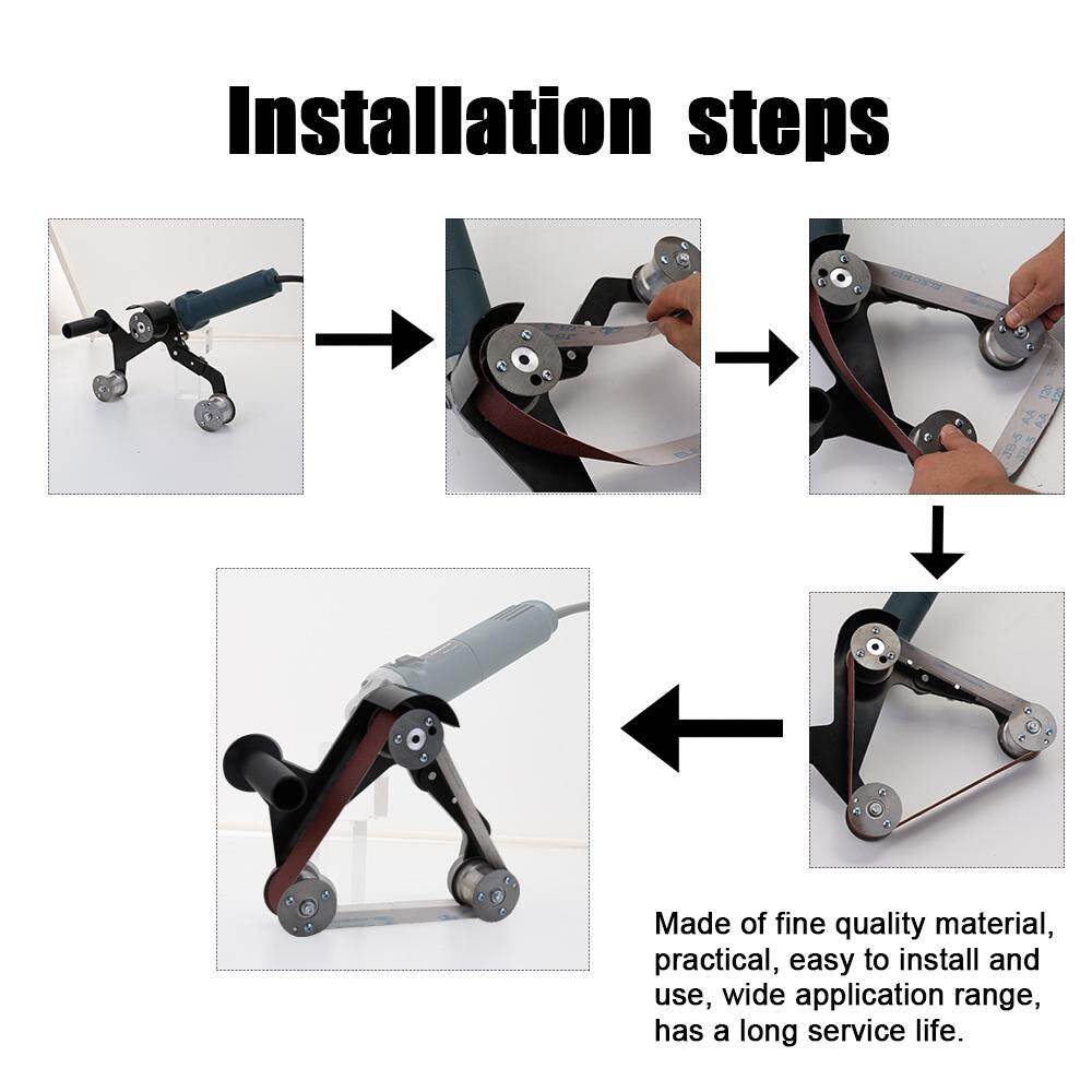 KKmoon Multifunctional Iron Angle Grinder Sanding Belt Adapter Accessories of Sanding Machine Grinding Polishing Machine