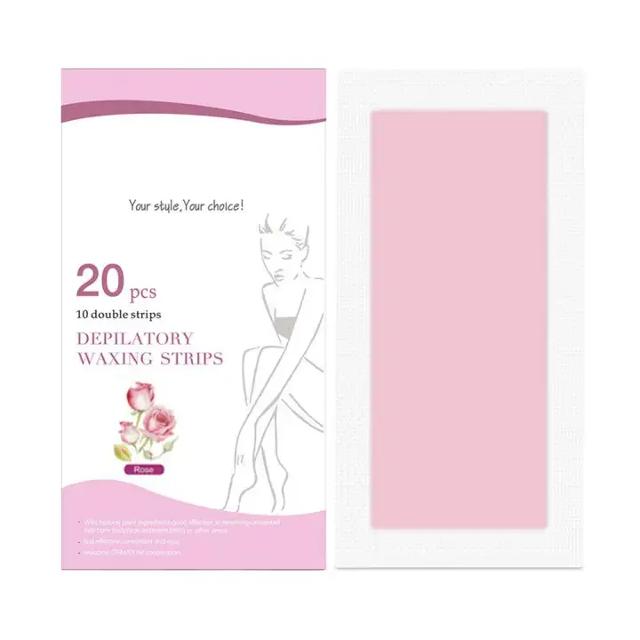 Waxing Strip Disposable Double Layer Non Woven Wax Strips Hair