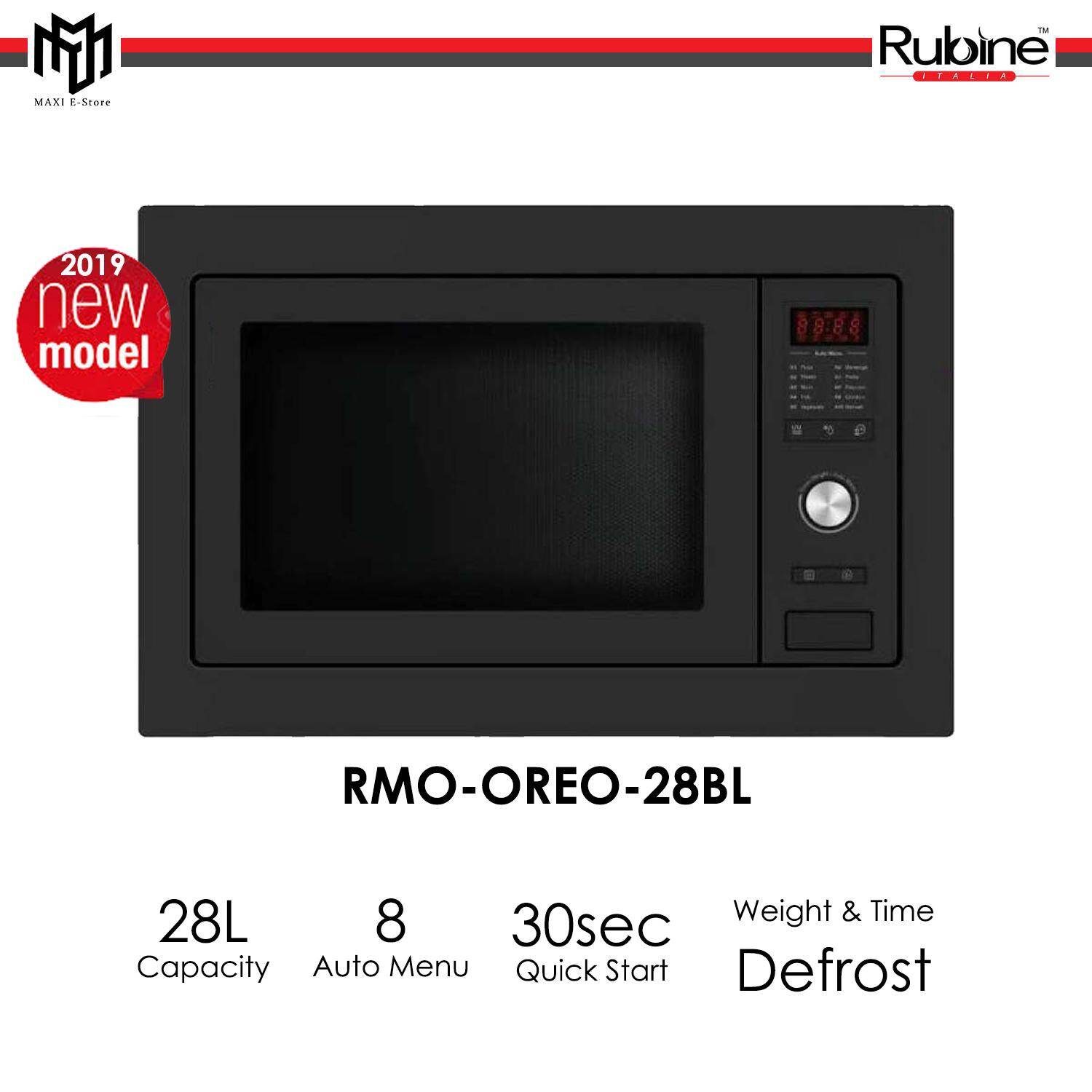 Rubine RMOOREO28BL Builtin Microwave Oven 28L OREO Lazada