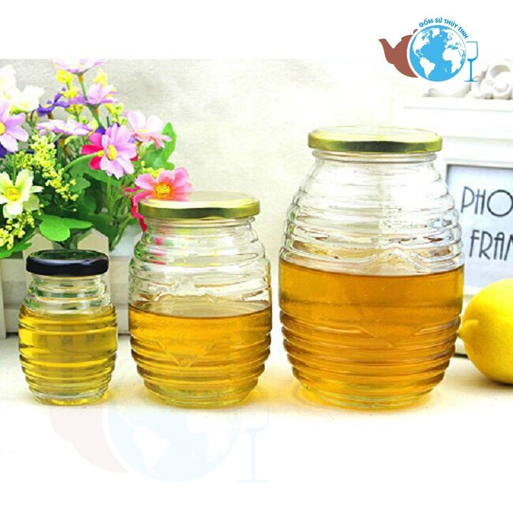 Hủ thủy tinh đựng mật ong 350ml