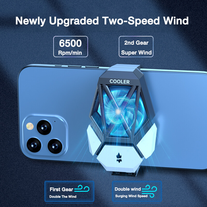 BlueWow Sò Lạnh Cho Điện Thoại Phổ Điện Thoại Di Động Cooler Cho Chơi Game Tản Nhiệt Bộ Vi Xử Lý Có Thể Điều Chỉnh Di Động Sạc Im Lặng Điện Thoại Di Động Ánh Sáng Làm Mát Lạnh Điện Thoại Mát Điện Thoại Làm Mát Tạo Tác