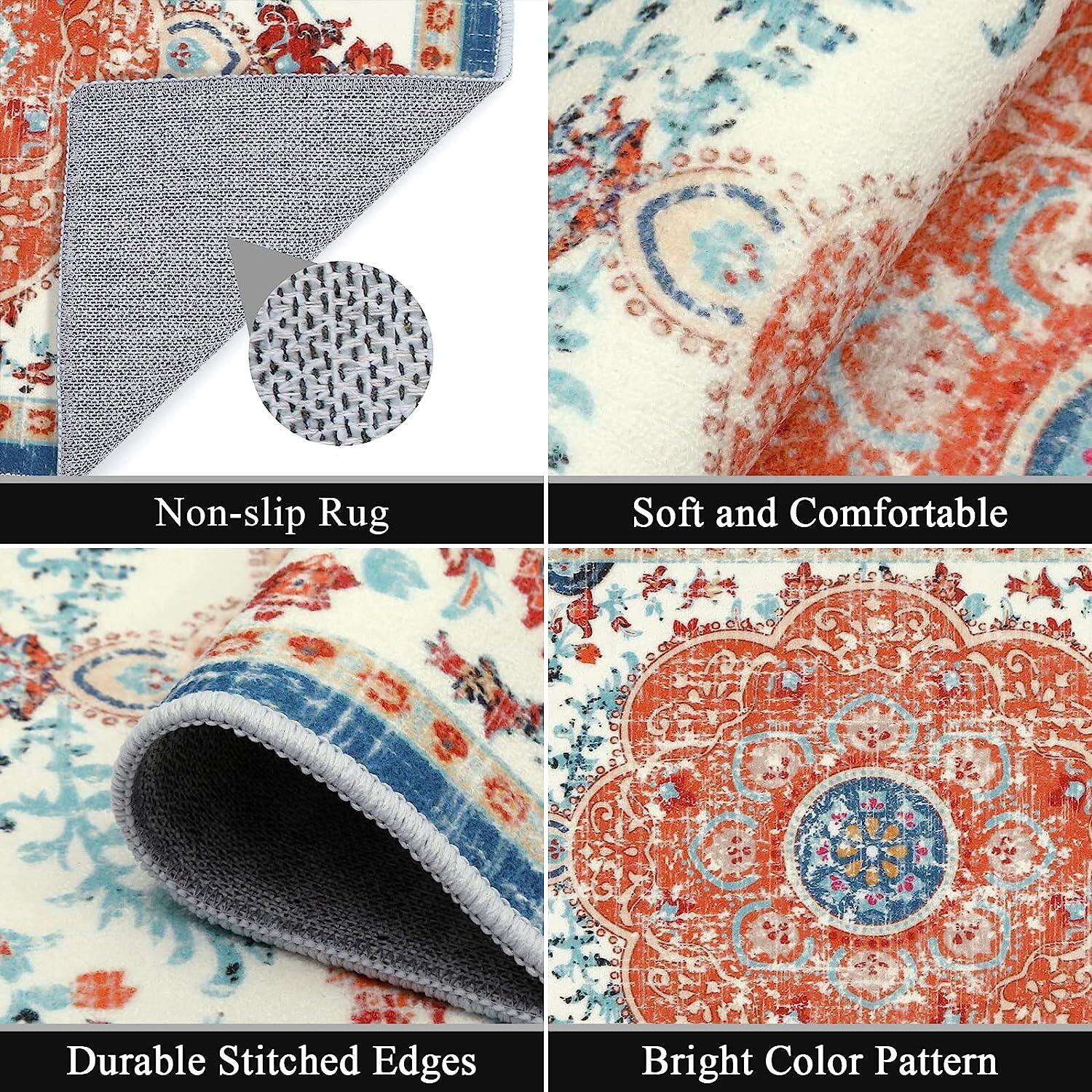 Thảm Nhà Bếp Bohemian thảm bếp chống trượt thảm chùi chân Nhà Bếp Có thể giặt nhà bếp Runner Mat | thảm sàn nhà bếp cho nhà bếp hành lang Giặt cửa phòng văn phòng bồn rửa