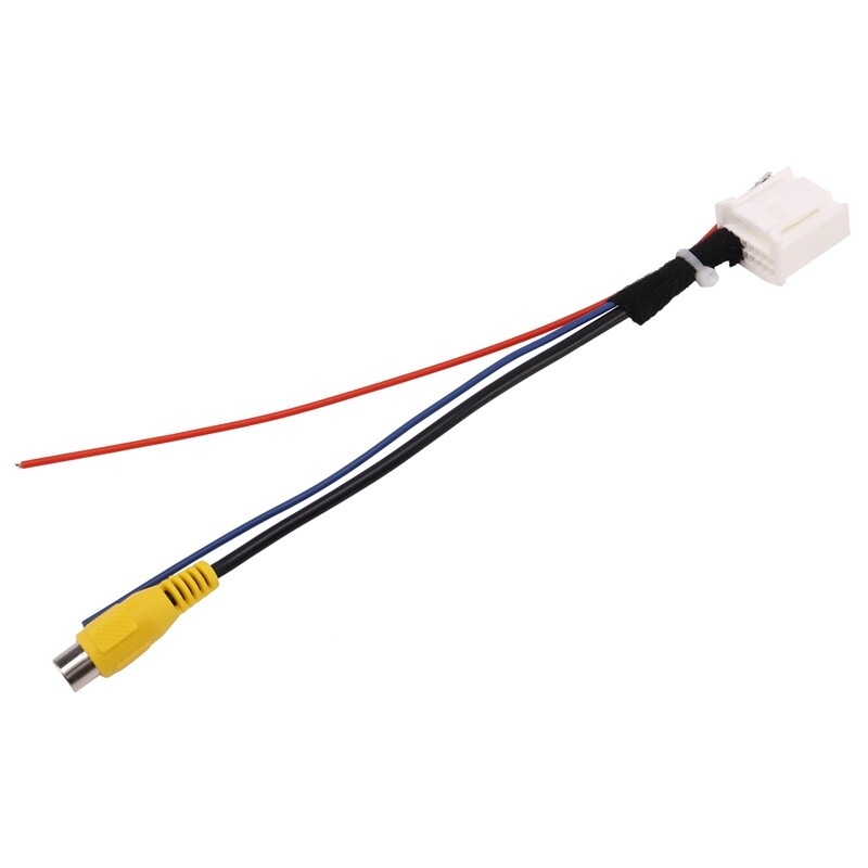 16 Pin Car Rear View Camera Adapter Cable Parking Backup Camera Video Cable Adapter Navigation DVD Reverse Camera Adapter Cable Plug for Toyota Camry 7Th