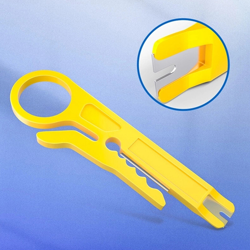 Hanlu Mini Wire Stripper Crimper Plier Crimping Cable Punch Stripping Multi Tool