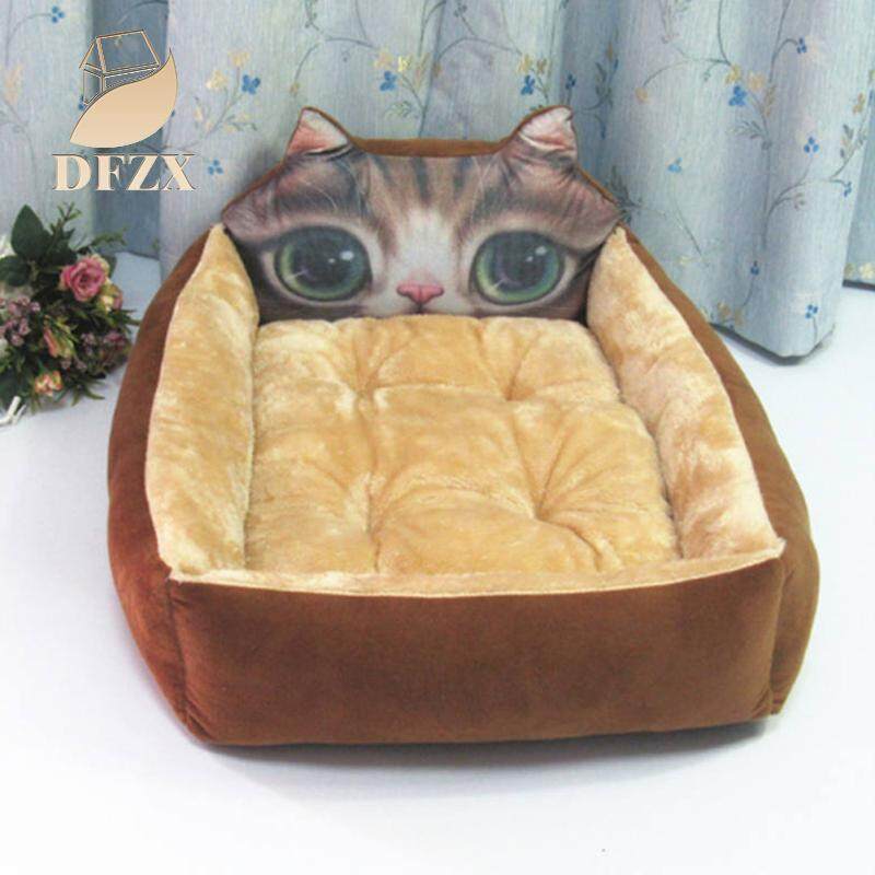 Dfzx Thương Mại Hoạt Hình Dễ Thương Hình Dáng Con Vật Giường Thú Cưng Ấm Làm Tổ Cho Chó Mèo Ngủ