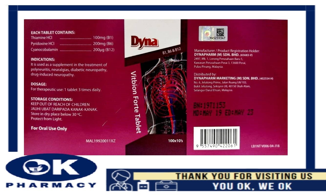 What Is Vitbion Forte Tablet