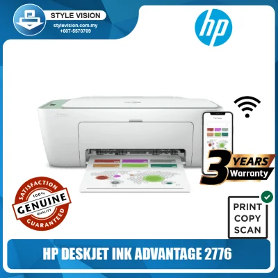 HP DeskJet Ink Advantage 2776 / 2777 All-in-One Wireless Printer (Include Black And Color setup Ink, Replacement for HP 2676)