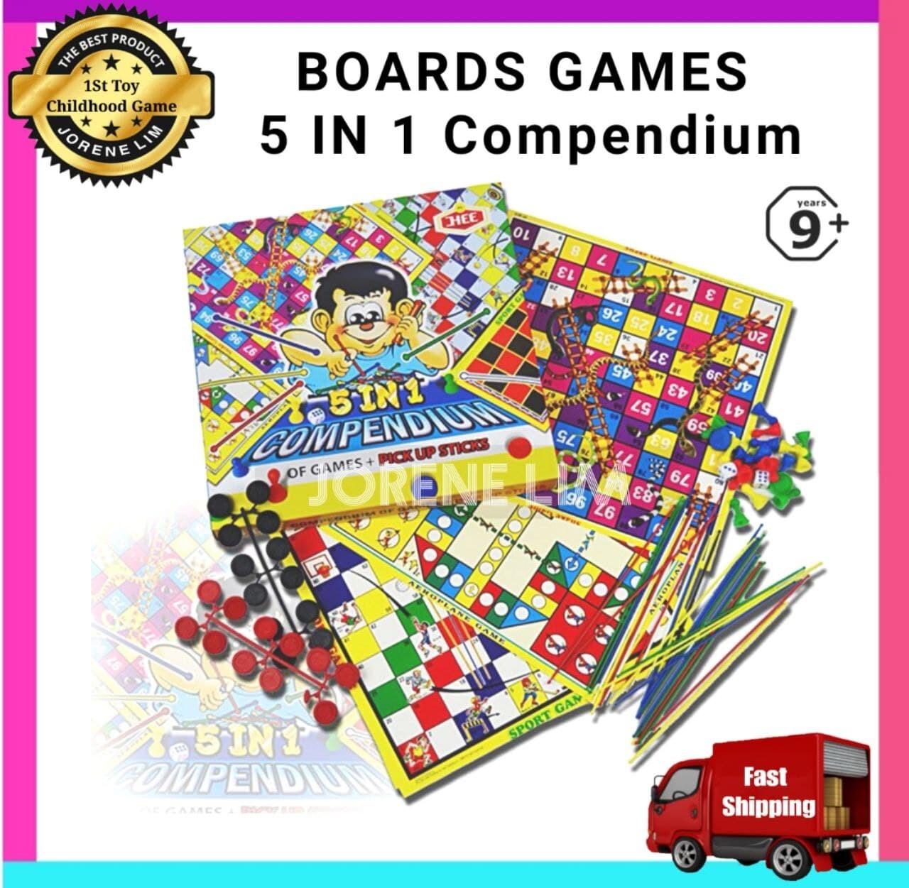 Childhood 5 in 1 Compendium of Games snake /sports /draught /aeroplane  Childhood games board games classic games tranditional games fun activities  ready stock fast ship | Lazada