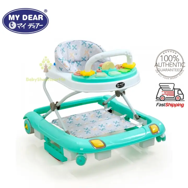 My Dear Baby Walker 131 With Rocking Function Detachable Music Tray And Adjustable Height Levels Lazada