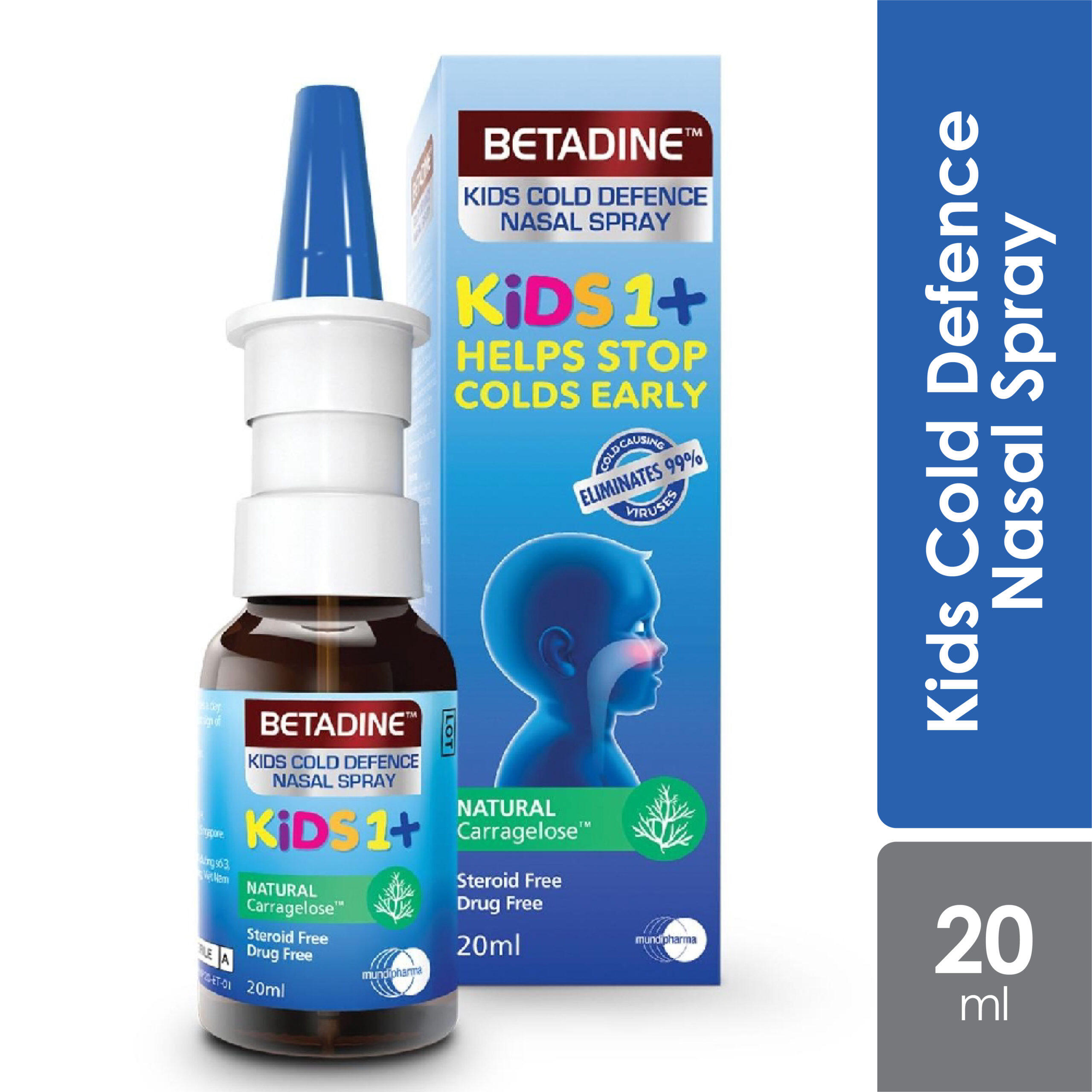 Betadine Kids Cold Defence Nasal Spray 20mL Exp 03/25 Lazada